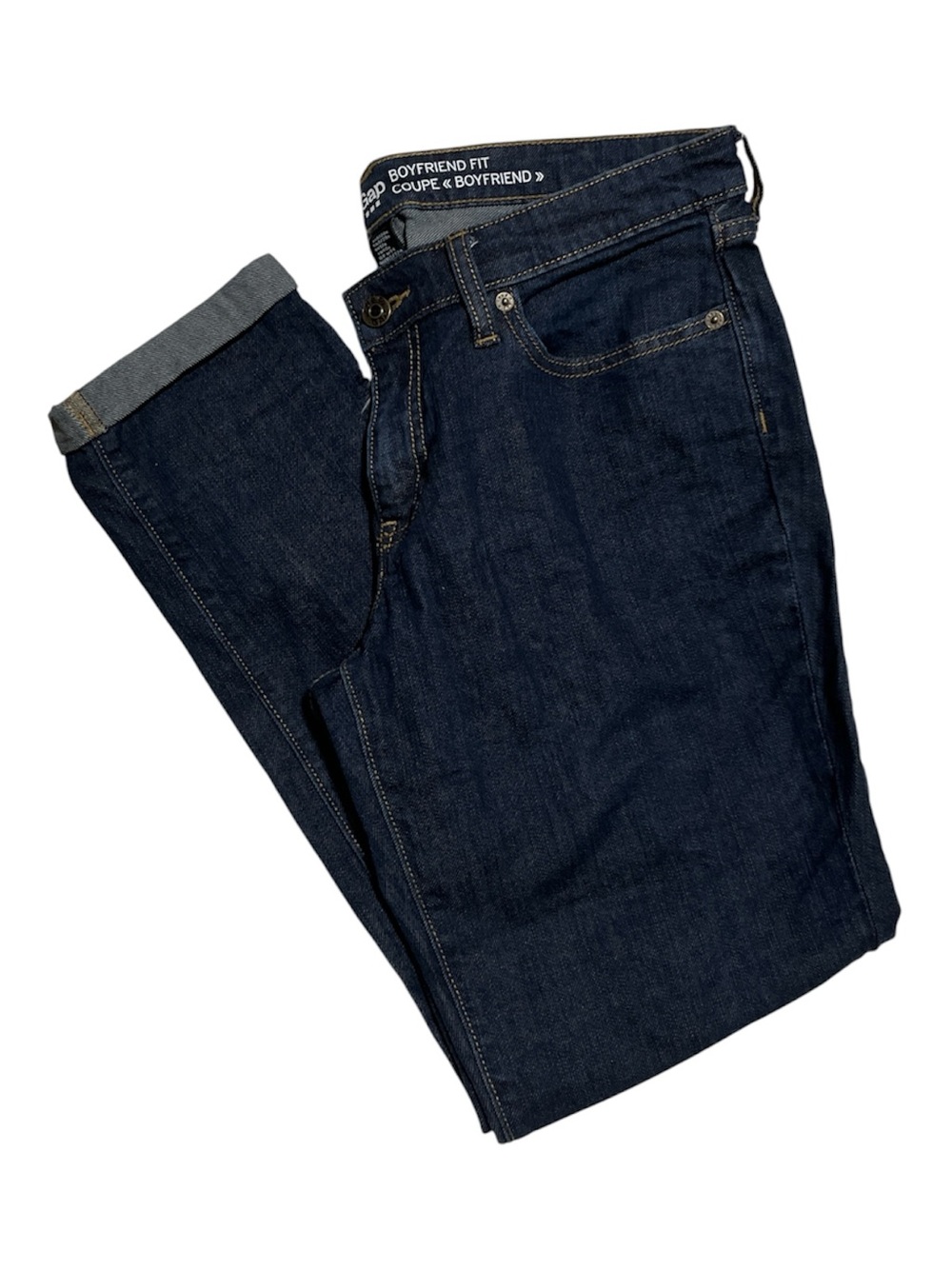 Gap Factory Boyfriend Fit Pre-Cuffed Jeans Size 8/29